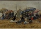 malolesbains140607 161  Musée des Beaux-Arts : Les parasols - Plage de Trouville (Boudin)