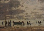 mulhouse150701 116b  Plage de Deauville - extrait (Eugène Boudin)